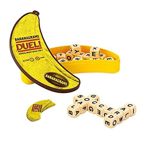 Bananagrams Duel, Familienspiel/Wortspiel für 2 Spieler, ab 7 Jahren für 6,01€ [Amazon Prime]