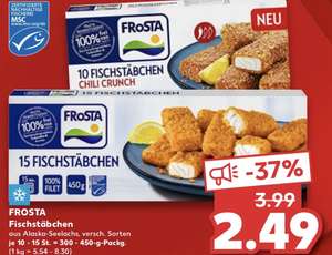 Frosta Fischstäbchen 2.49€ 300-450g [Kaufland,offline]