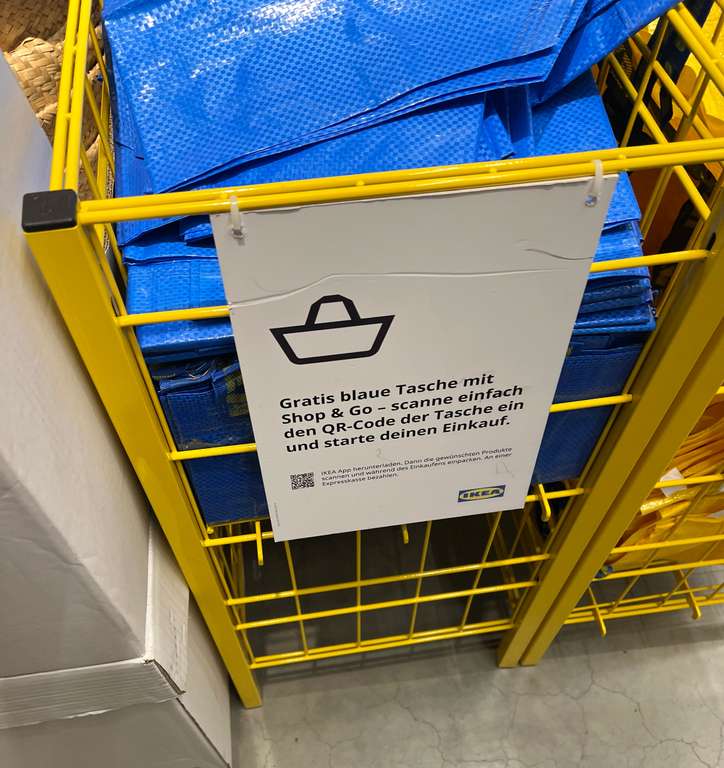 IKEA Lokal (wohlmöglich alle Filialen) - Kostenlos 1 Frakta Tasche bei Nutzung von Scan & Go