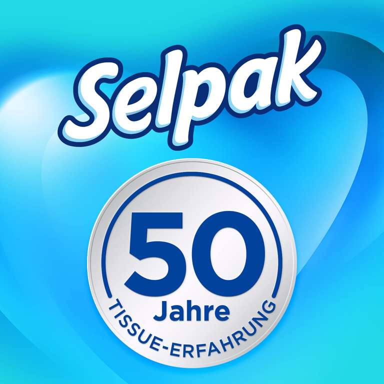 Selpak Comfort Maxi 100% reine Zellulose Küchenrolle 2-lagig, 3240 Blatt für Lebensmittelkontakt geeignet, Küchenhandtücher, 6er Pack