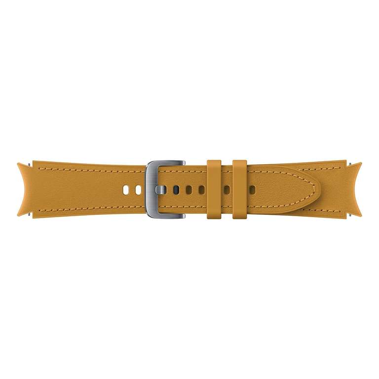 [eBay Saturn] SAMSUNG Hybrid Leather Band (20 mm, S/M, Mustard) für Samsung Galaxy Watch4/Watch5/Watch6
