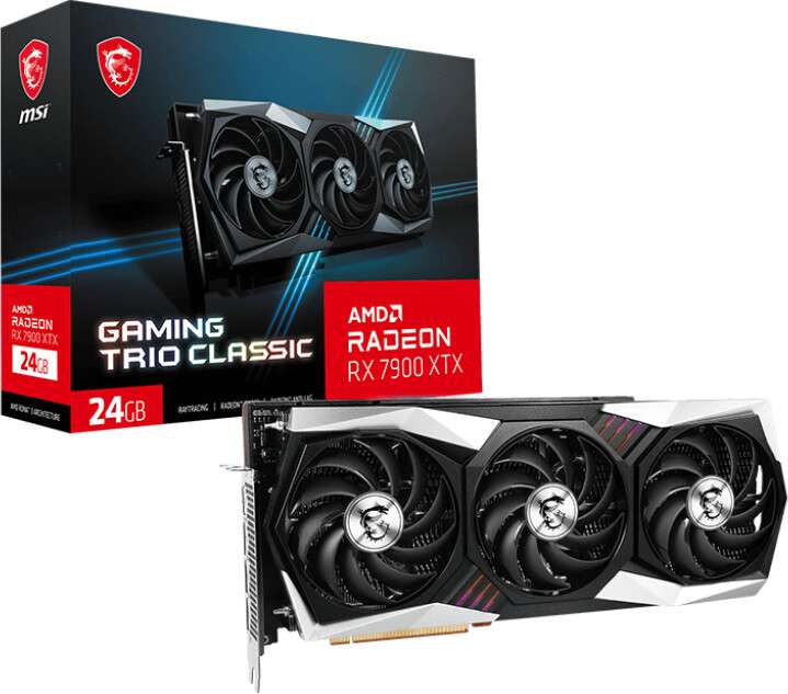 MSI Radeon RX 7900 XTX Gaming Trio Classic 24G - 989€ Versandkostenfrei 00.00-06.00 Uhr