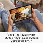 Nur DE - Amazon Fire Max 11 Tablet, 128GB, ohne Werbung + Tastaturhülle + Eingabestift - Amazon DE (Nur Prime)