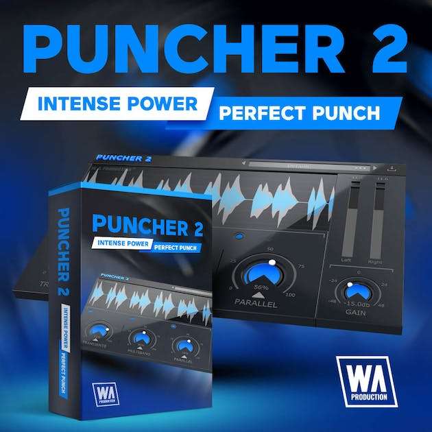 [w.a.production] Puncher 2 (VST, AU und AAX Plug In für DAW Software; Windows & macOS / Catalina kompatibel)