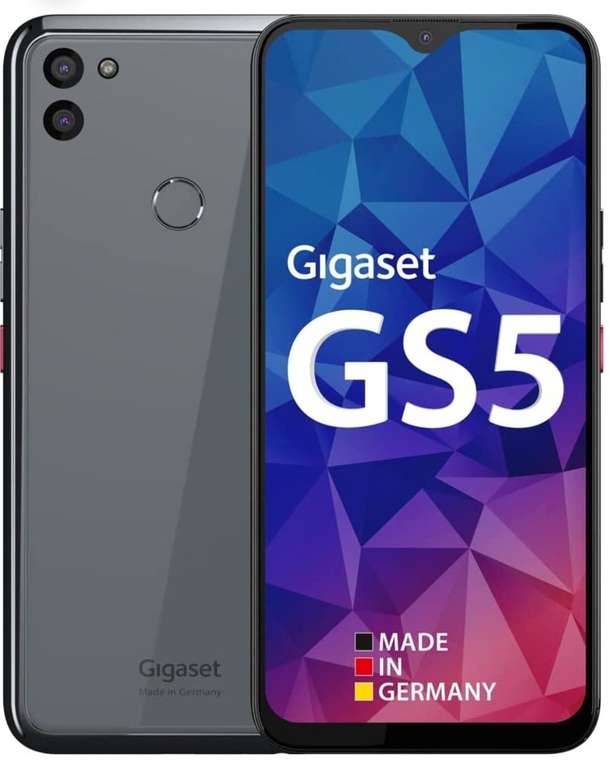Amazon Italien - Gigaset GS5 Smartphone 128 GB + 4 GB RAM - grau