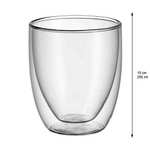 [Prime] WMF Kult Cappuccino Gläser Set 6-teilig, doppelwandige Gläser 250ml, Schwebeeffekt, Thermogläser, hitzebeständiges Teeglas