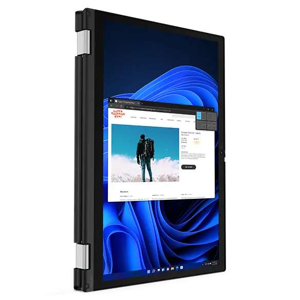 CB Store: ThinkPad L13 Yoga: 13,3" WUXGA IPS Touch 100%sRGB, i7-1255U, 16/512GB, Tastatur bel, USB-C mit DP, PD, TB4, Wi-Fi 6 für 471,20€