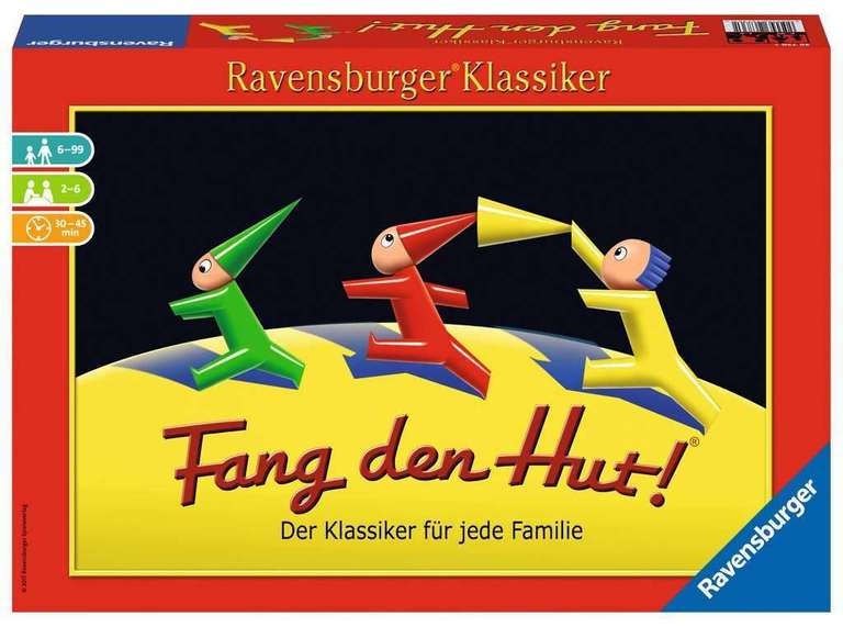 [Amazon Prime] Ravensburger 26736 - Fang den Hut - Hütchenspiel für 2-6 Spieler