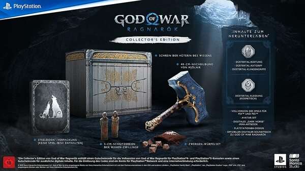 God of War: Ragnarök Collector's Edition (PS5) für 203,90€ (Netgames)