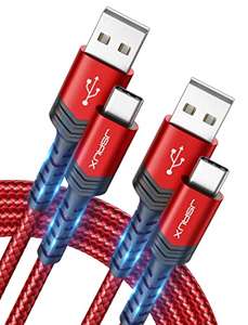 2 Stück 2m, JSAUX USB C Kabel 3,1A