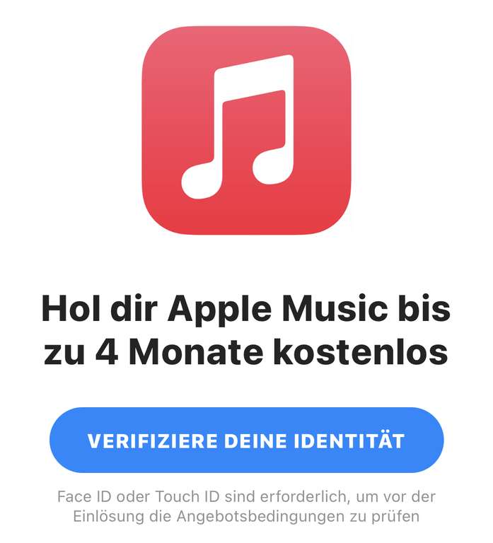 Apple Music 3 bzw. 4 Monate gratis Shazam