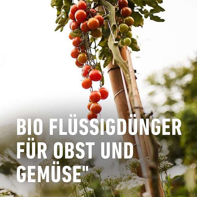COMPO BIO Obst- und Gemüsedünger – für alle Obst- und Gemüsesorten – natürlicher Spezial-Flüssigdünger – 1 Liter (Prime)