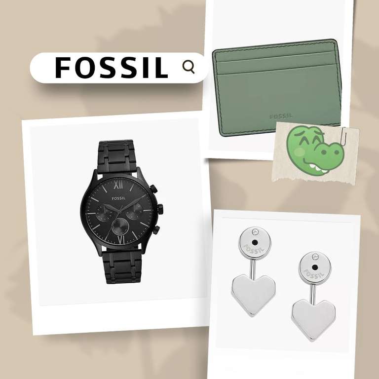 Fossil - Back To School: Zusätzlich - 30 % auf Outlet-Styles* + ZUSÄTZLICH - 25 %*, z.B. FOSSIL Damen Ohrring Jacket Heart