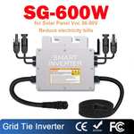 600 Watt Mikro-Wechselrichter PV auf Grid Tie 120 V/230 V. WIFI / APP ; EU Lieferung