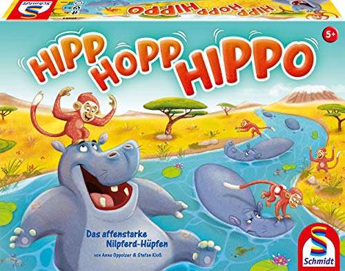 [Amazon Prime] Schmidt Spiele 40594 - Hipp Hopp Hippo | 2-4 Spieler | 5+ | BGG 7,3