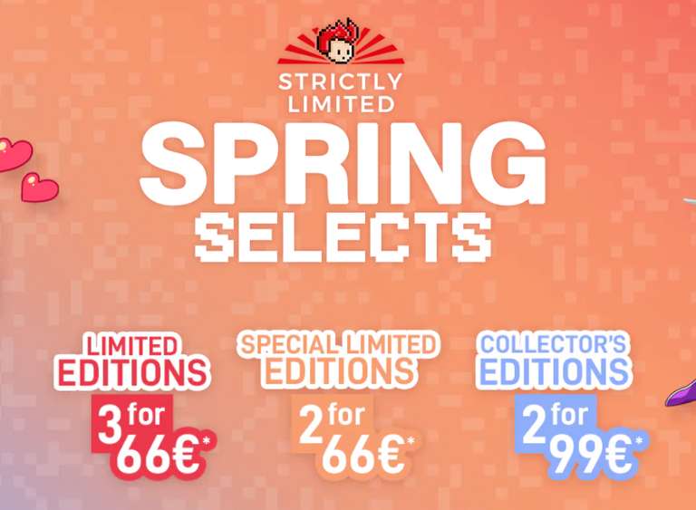 [Strictlylimitedgames] Limited Editions 3 für 66€, Special Limited Editions 2 für 66€, Collectors Editions 2 für 99€ - Nintendo Switch, PS4