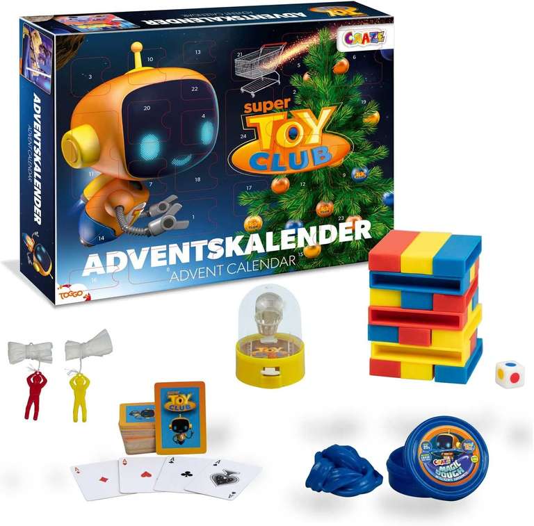 Adventskalender (33) | Clementoni Crazy Chic Adventskalender 18673 (2021) 9,99€ | Bibi & Tina | Feuerwehrmann Sam | Galupy | Play Doh