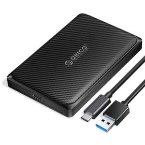 ORICO Festplattengehäuse 2,5 Zoll USB C 3.1, 6Gbps SSD Gehäuse 2.5 - Prime oder Packstation