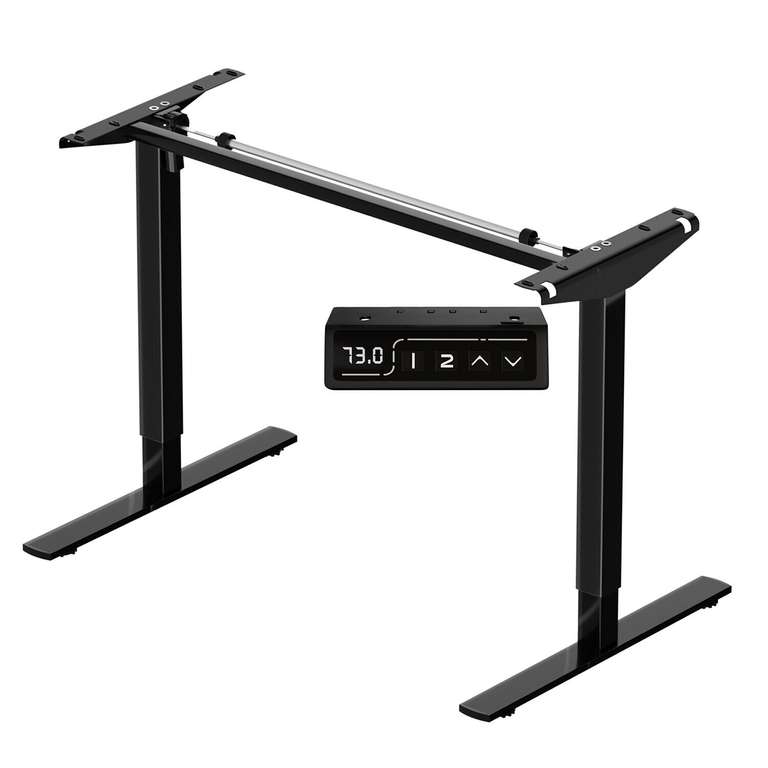 Elektrisch Höhenverstellbarer Schreibtisch Tischgestell schwarz (Ebay)