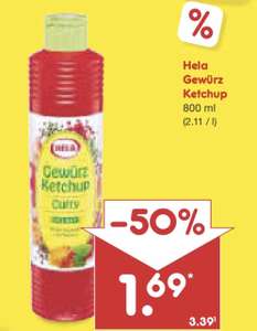 [NETTO] Hela Gewürz Ketchup 800ml (2,11€/l)