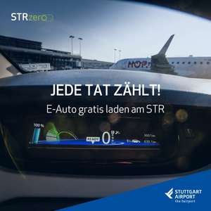 E-Auto gratis laden am Flughafen Stuttgart / Parkgebühr 6€/1h