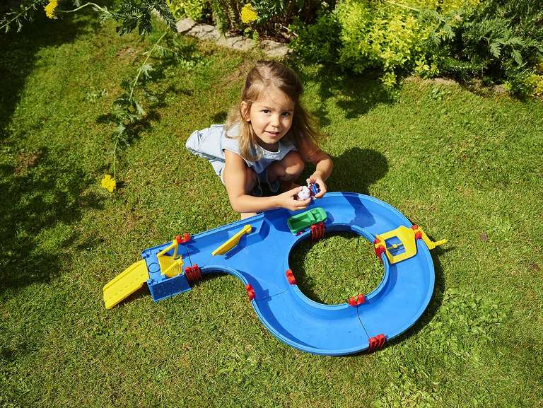 AquaPlay - AmphieSet inklusive Spielfigur Wilma (Hippo) + Amphibienfahrzeug (für Kinder ab 3 Jahre, 88x50x13 cm)