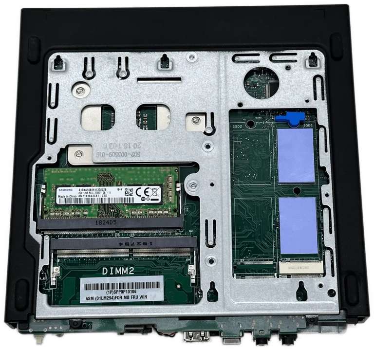 Lenovo ThinkCentre M720q Tiny PC | Core i3-8100T 4x3,1GHz | 8GB RAM !-NO SSD-! | 90W Netzteil
