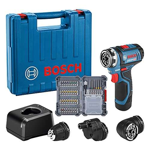 Bosch Professional GSR 12V 15 FC, 3 Aufsätze, Lader, 2ah Akku, Koffer, für 101,60€ [amazon.es] - (Gutschein ggf. personalisiert)