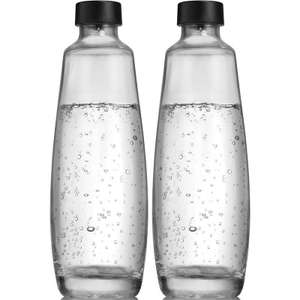 SodaStream Duo-Pack 1 L Glasflasche, 2 Karaffen mit je einem Liter Fassungsvermögen