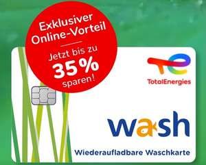 TOTAL Tankstellen Waschkarten - 50€ für 37,50€ / 75€ für 52,50€ / 100€ für 65€ - inkl. Versand