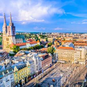 Flüge nach Kroatien / Zagreb hin und zurück von Karlsruhe, Weeze und Hahn (Mai - Juni) ab 7,99€