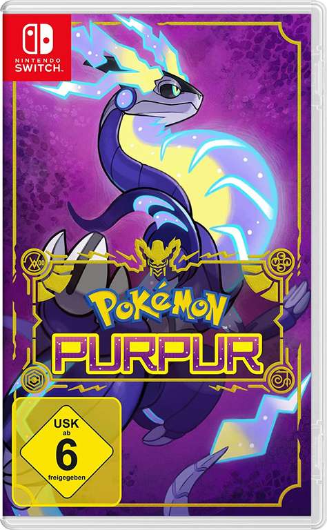 Pokémon Purpur (Nintendo Switch, Metacritic 72/3.9, ~31 bis 76h Spielzeit)
