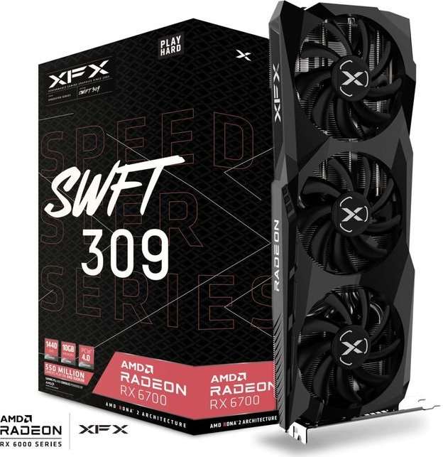 XFX Speedster SWFT 309 Radeon RX 6700 Core Gaming, 10GB