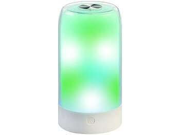 Luminea Home Control Smarte Stimmungsleuchte mit RGB-IC-LEDs, 15 Modi, WLAN, App