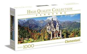 Clementoni 39438 Panorama Neuschwanstein – Puzzle 1000 Teile und weiter günstige Puzzle