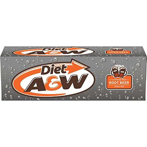 [Amazon Prime] A&W Diet / Light Root Beer - 12 Dosen - 355ml - Kanada Import - kein Pfand - Achtung: Es ist kein Bier, sondern Soda / Limo