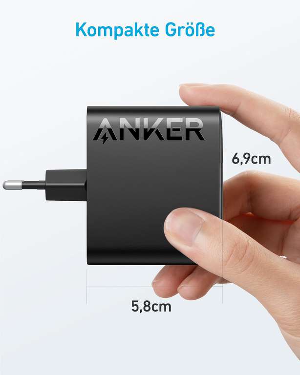 Anker (317) 100 Watt USB-C Ladegerät inkl. 1,5m Kabel [Amazon]