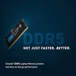 (Prime) Crucial RAM 32GB Kit (2x16GB) DDR5 5600MHz CT2K16G56C46S5 / SO-DIMM