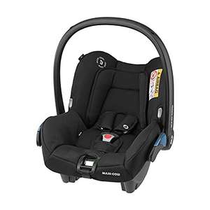 Maxi-Cosi Citi Babyschale, federleichter Gruppe 0+ Autositz (0-13 kg), nutzbar ab der Geburt bis ca. 12 Monate, essential black, schwarz