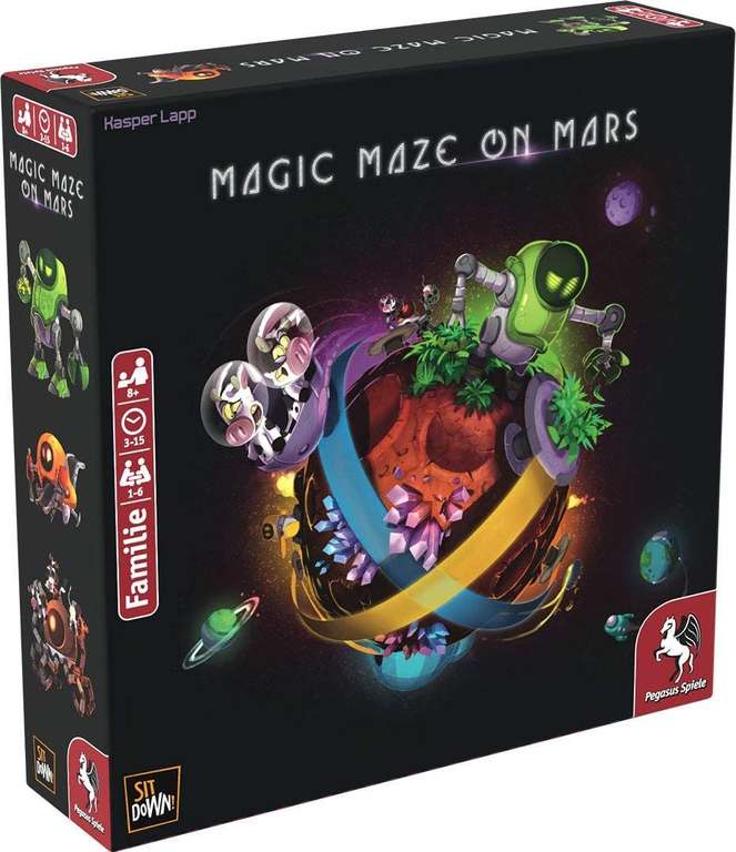 [Prime] Pegasus Spiele 57204G - Magic Maze on Mars | Brettspiel | BGG 7,1
