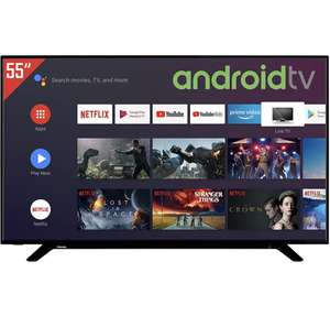 TOSHIBA LED TV (55 Zoll (139 cm), 55UA2063DG, 4K UHD, HDR, Smart TV, Sprachsteuerung (Google Assistant), USB-Aufnahme, Android TV)