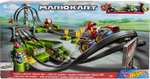 Hot Wheels HFY15 - Mario Kart Rundkurs / Rennbahn / Trackset Deluxe inkl. 2 Spielzeugautos (Mario & Yoshi) [Amazon]