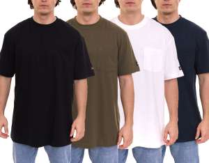 6er Pack Dickies Basic Herren T-Shirt Baumwoll-Shirt Arbeitsshirt