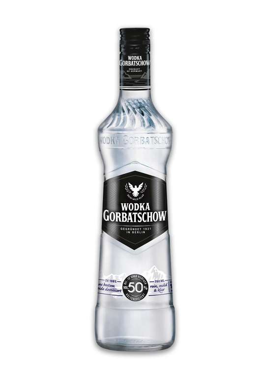 Wodka Gorbatschow Black Label 50% - 0,7l - (MBW 39,00€)