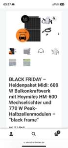 Black Friday Deal Balkonkraftwerk * nur Abholung *