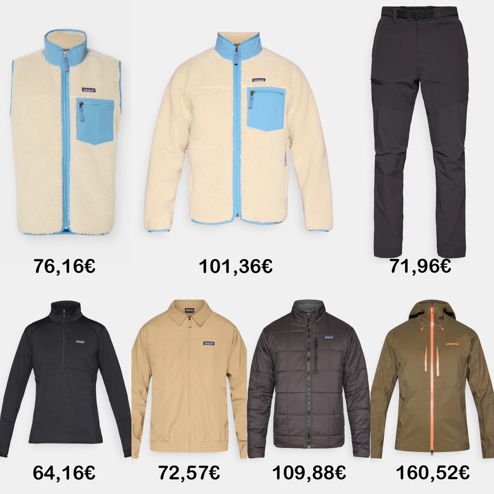 [CB Deal] Patagonia Sammeldeal • Classic Retro-X Jacke & Weste • Terravia Peak Pants • R1 Fleece Pullover • M10 Storm Jacke uvm...