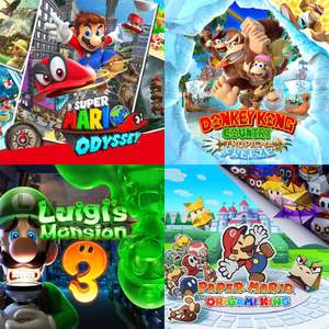 Nintendo Switch AAA Titel Spring-Sale Japan - Super Mario Odyssey, Paper Mario Origami King, Luigi's Mansion 3, Donkey Kong Country, ...