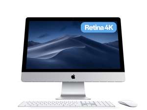 Apple iMac 21,5" iMac i3 (3,6 Ghz) 8GB DDR - 1TB Festplatte | QWERTY | 2019 refurbished - Apple zertifiziert (CPO)
