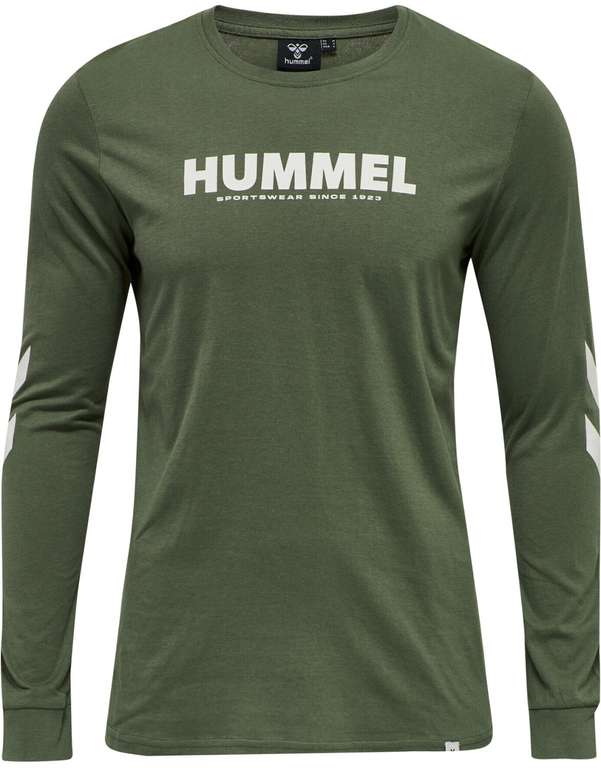 Hummel Legacy T-Shirt in beetle | 100% Baumwolle | strapazierfähig | Rundhalsausschnitt