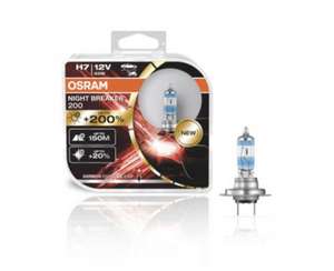 H7 OSRAM 2er Set Night Breaker 200% Autolampe 58W 3550K